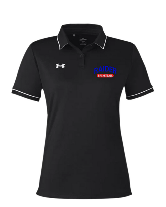 Under Armour Woman's Polo Black Embroidered