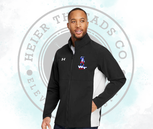 Full Raider Logo Under Armour Men's Rival Stretch Jacket - 1390159