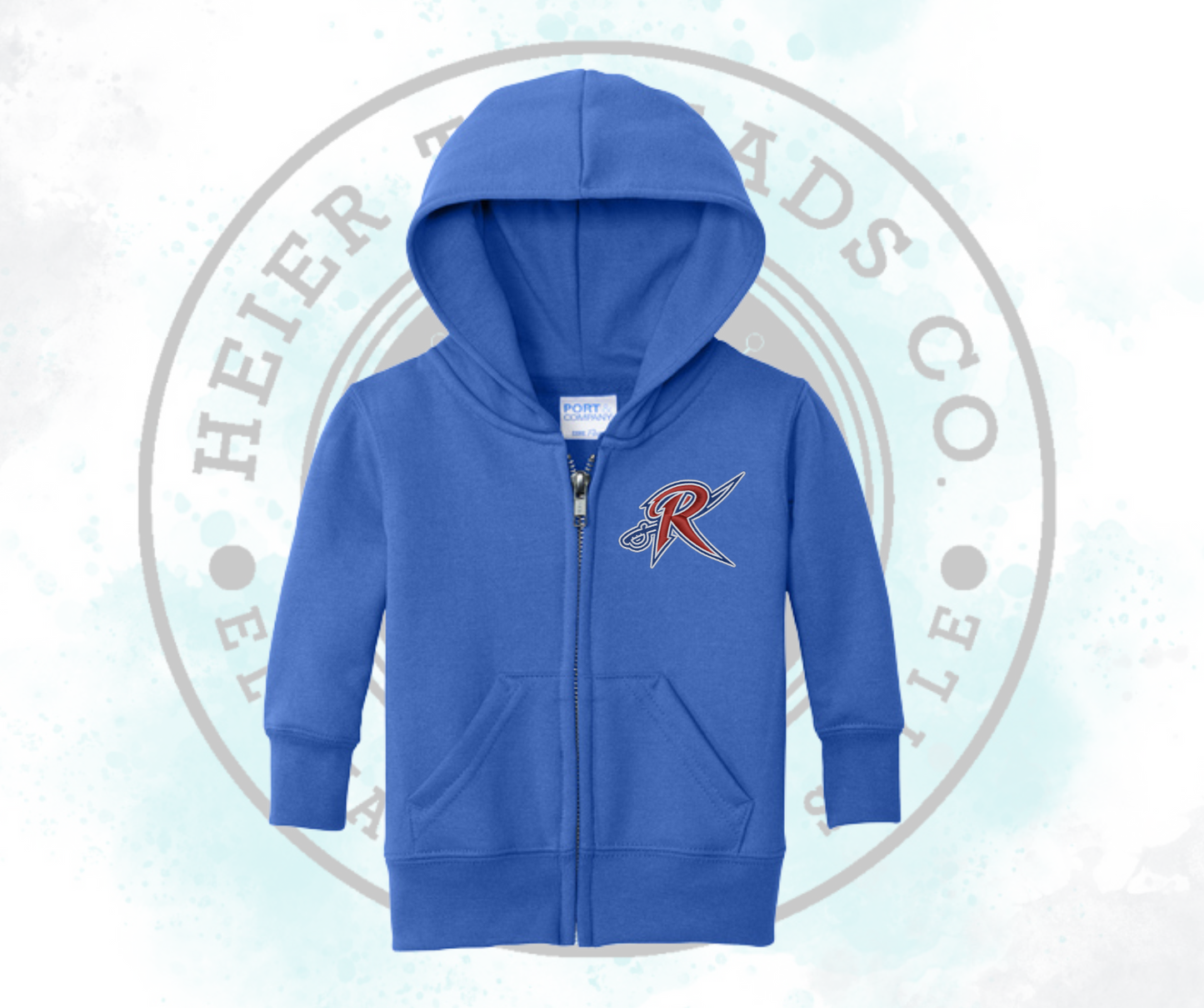 R with Sword Left Chest Baby/Toddler Zip-Up