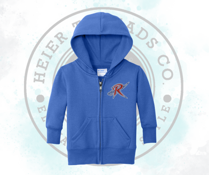 R with Sword Left Chest Baby/Toddler Zip-Up