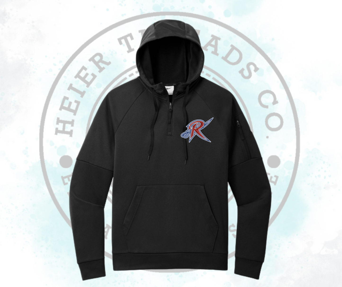 R with Sword Nike Quarter Zip