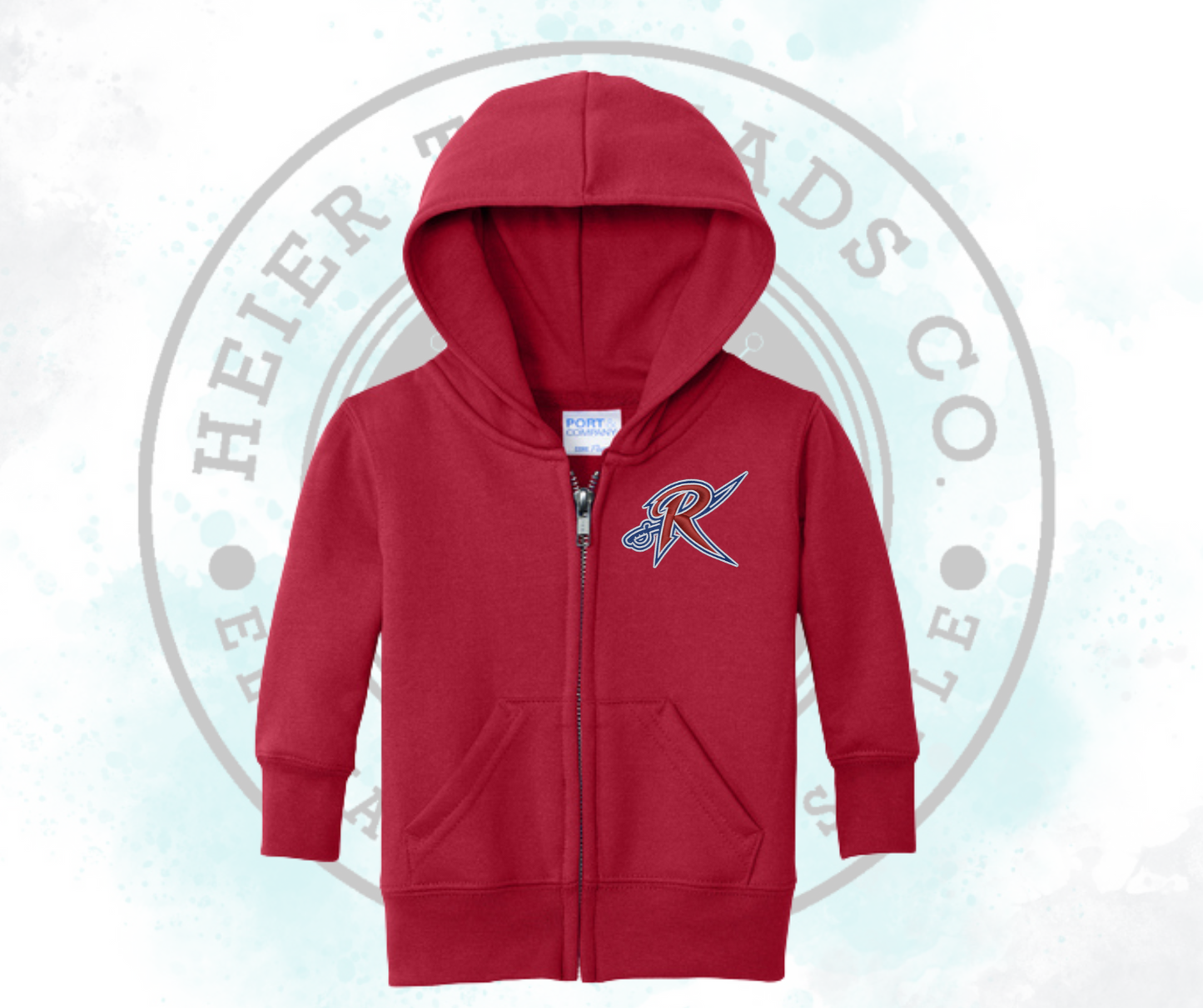 R with Sword Left Chest Baby/Toddler Zip-Up