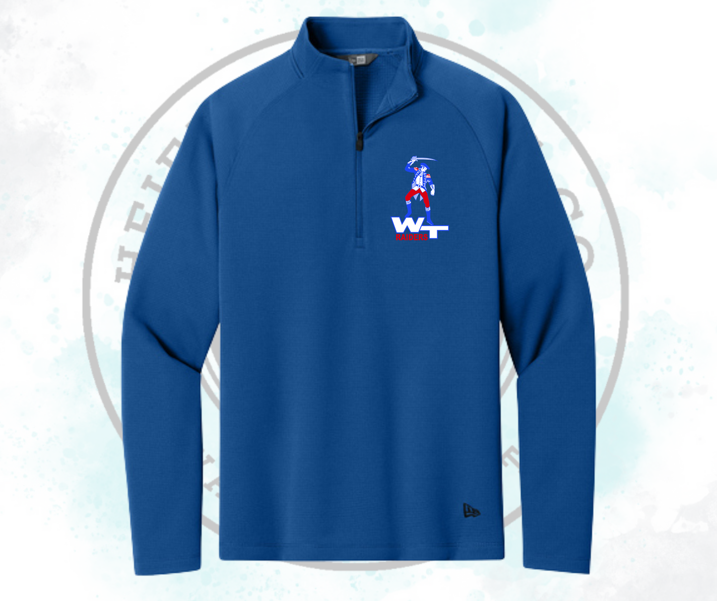 Full Wayne Trace Logo New Era 1/4 Zip