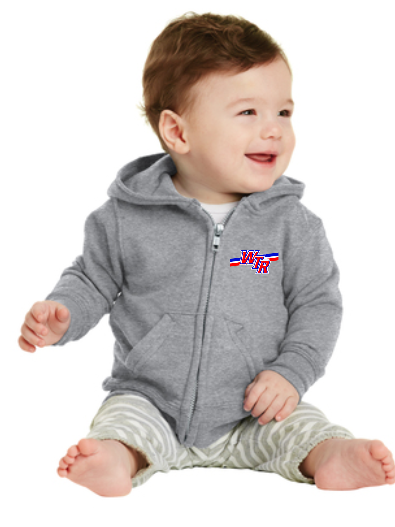 WTR Left Chest Baby/Toddler Zip-Up