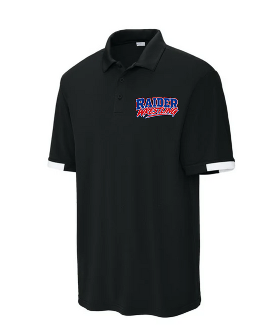 Raider Wrestling Spots-Tek Men's Polo Embroidered