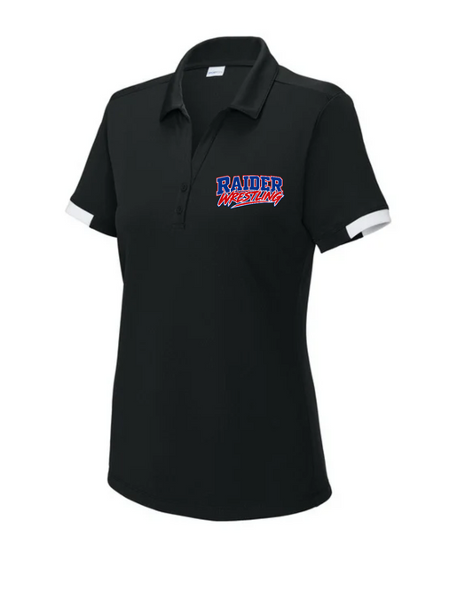 Lady Raider Wrestling Spots-Tek Woman's Polo Embroidered