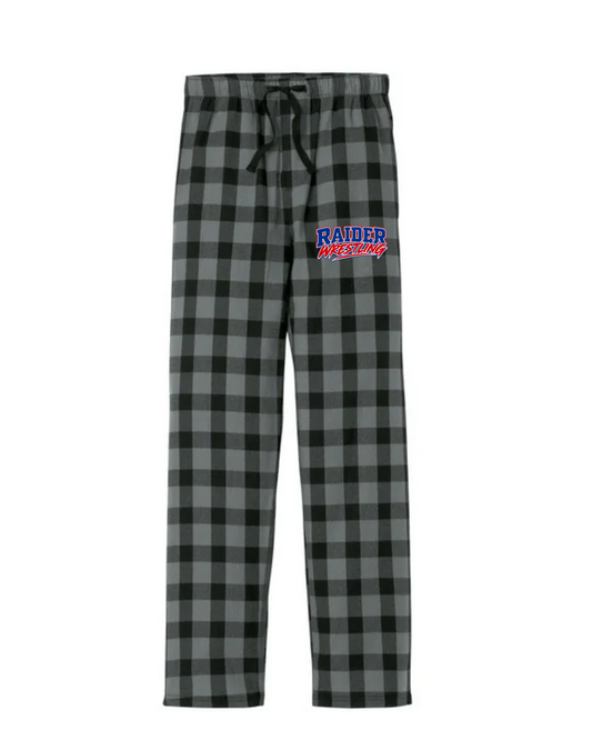 Raider Wrestling Flannel Pants with Pockets