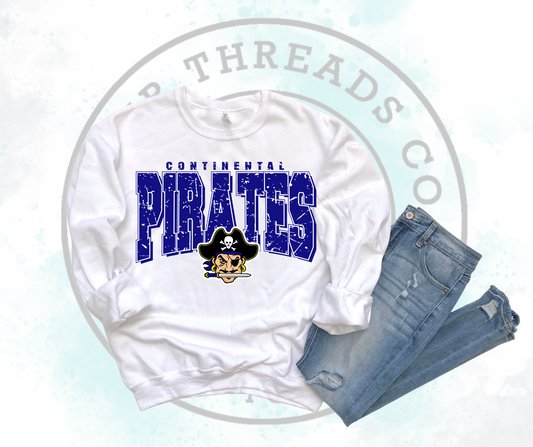 Continental Pirates White (All Options)