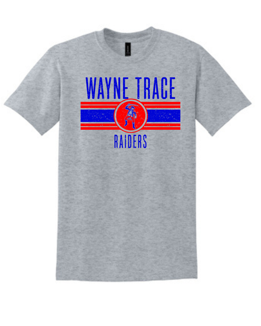 Wayne Trace Raiders Distressed Athletic Heather Grey (All Options)