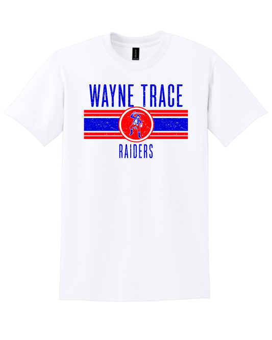 Wayne Trace Raiders Distressed White (All Options)