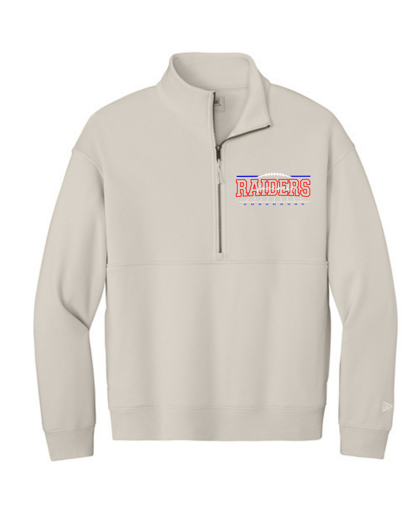 Raider Football Field New Era® Heritage Fleece 1/2-Zip