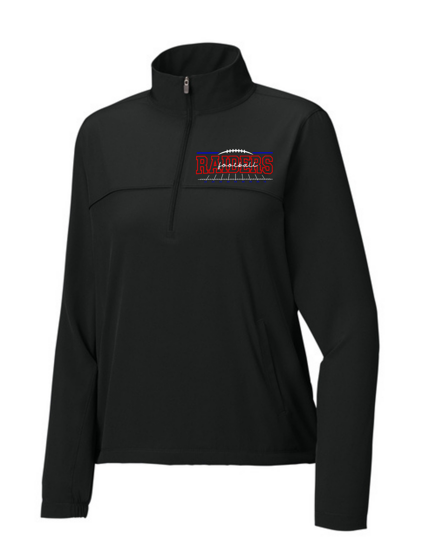 Raider Football Field Sport-Tek® Women’s Repeat 1/2-Zip