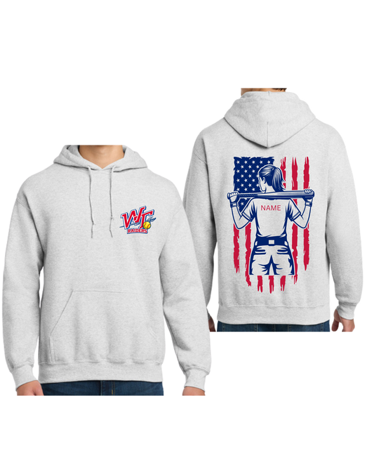 WT SOFTBALL Player Back