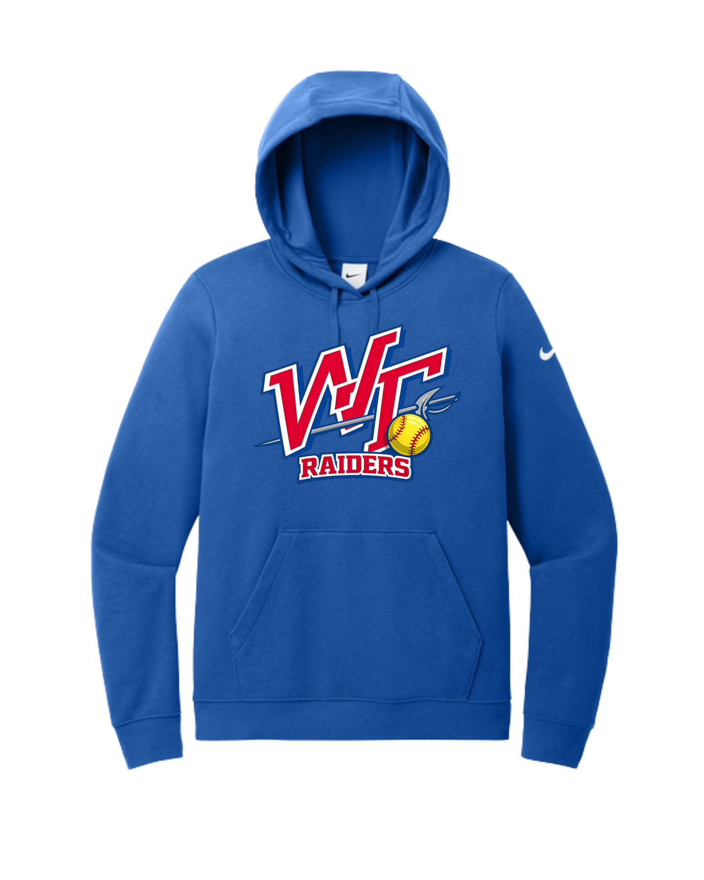 Raider Softball Nike Fleece Club Hoodie