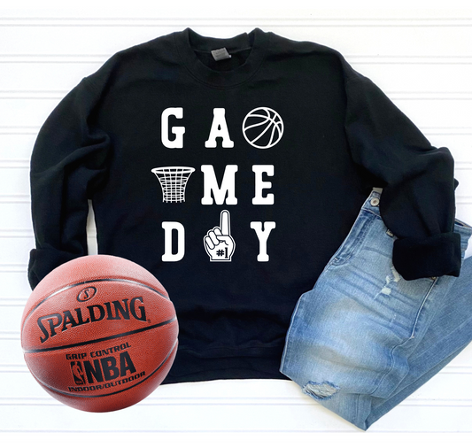 Game Day Basketball Black