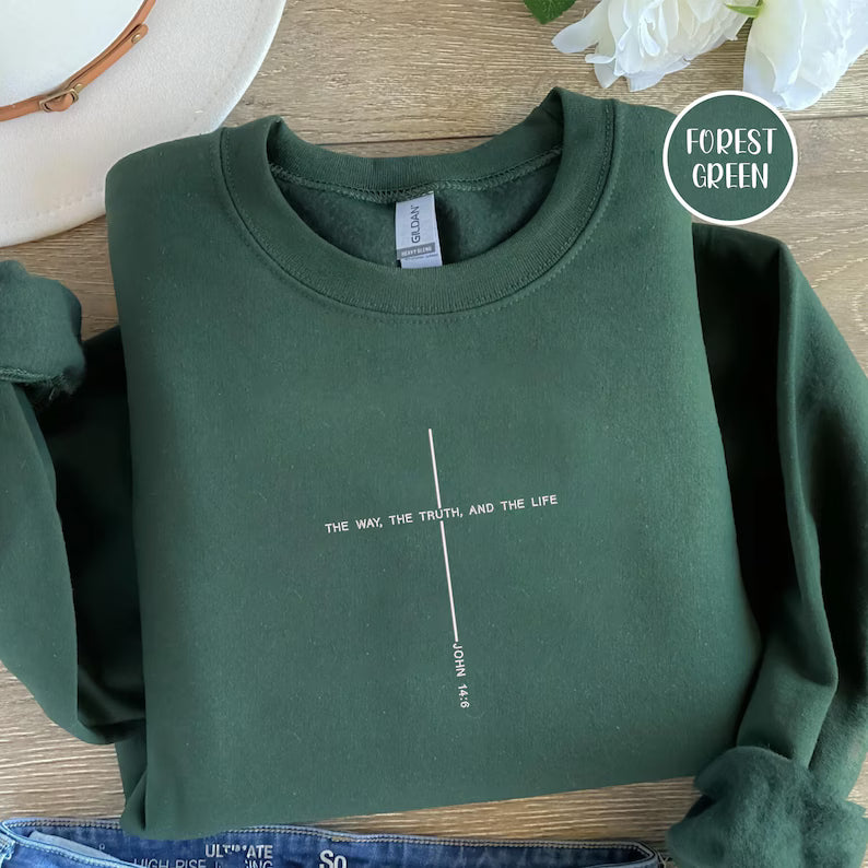 John 14:6 Crewneck