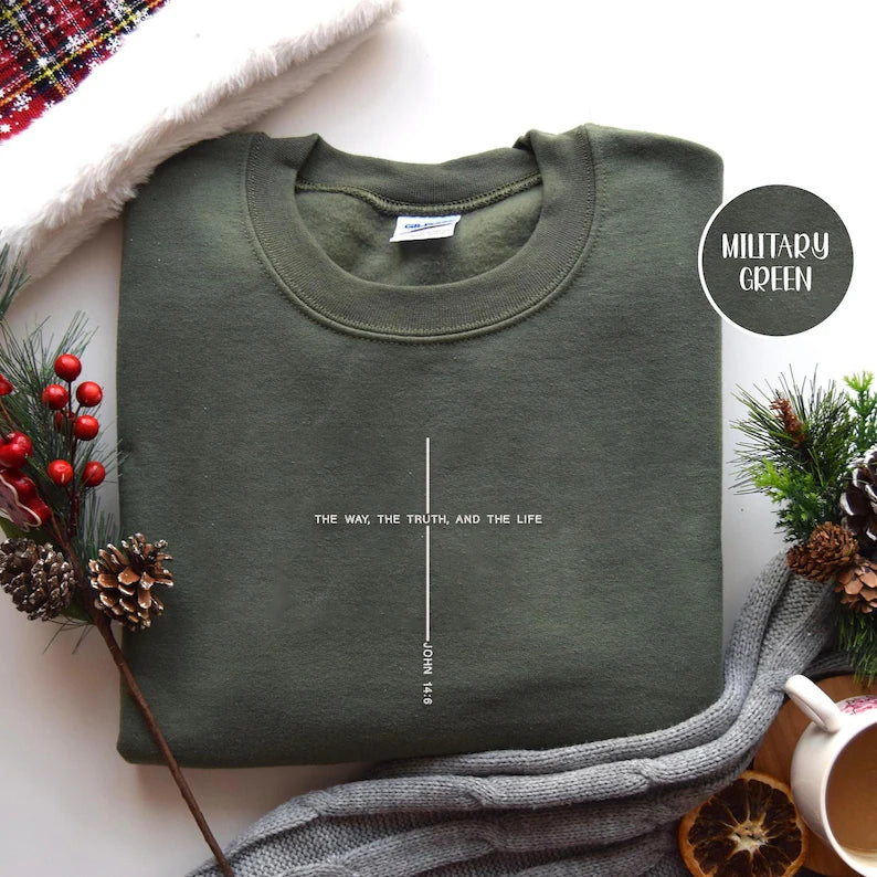 John 14:6 Crewneck